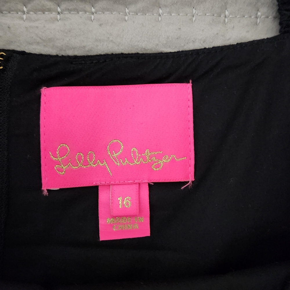 Lilly Pulitzer Black and Pink Garment